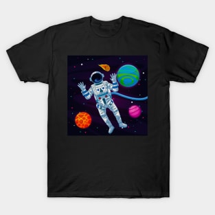 Astronaut in the galaxy T-Shirt